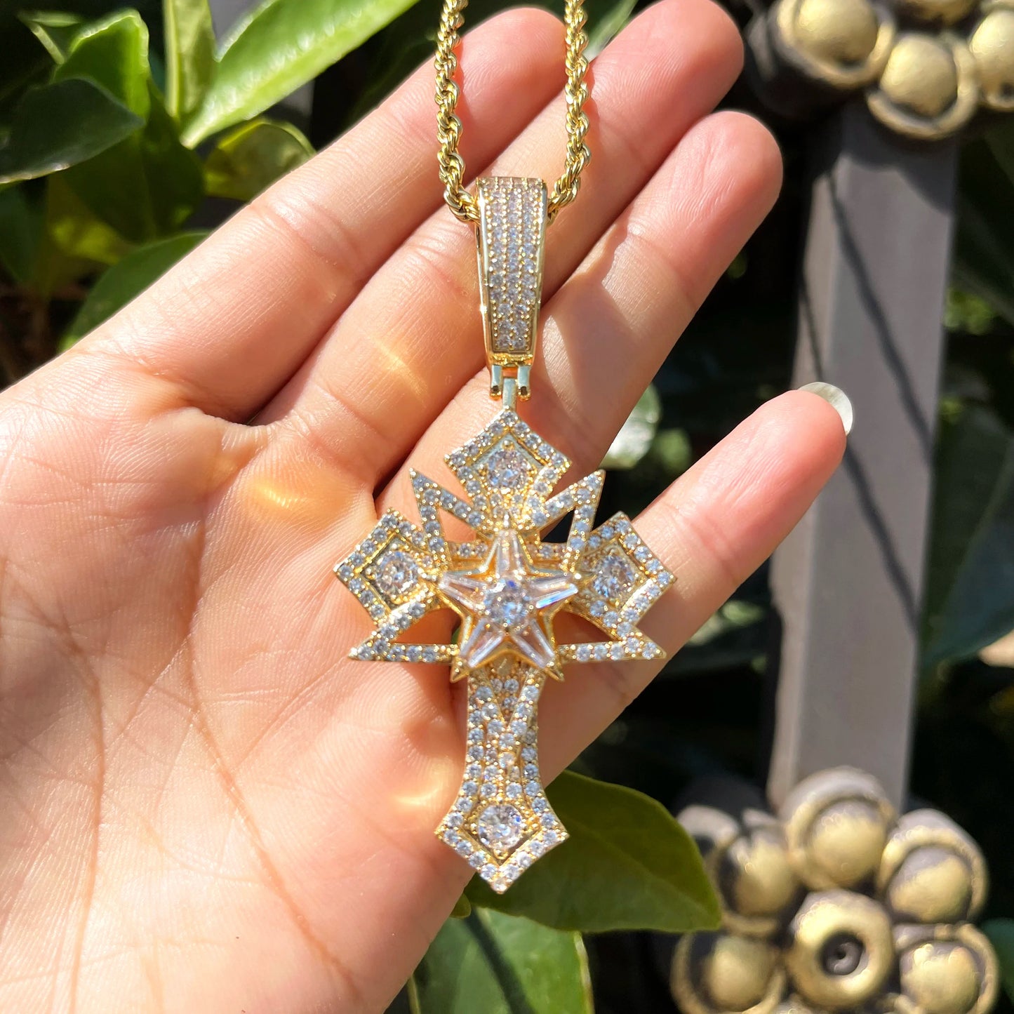 Bling "Gothic Cross" Pendant