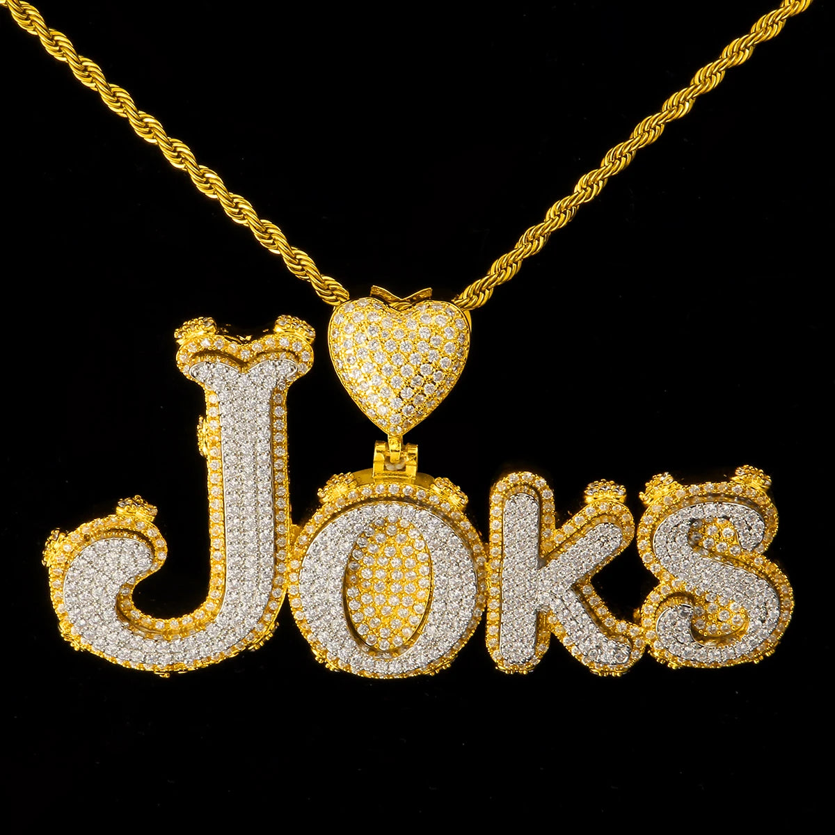 Bling "Love" Custom Pendant II