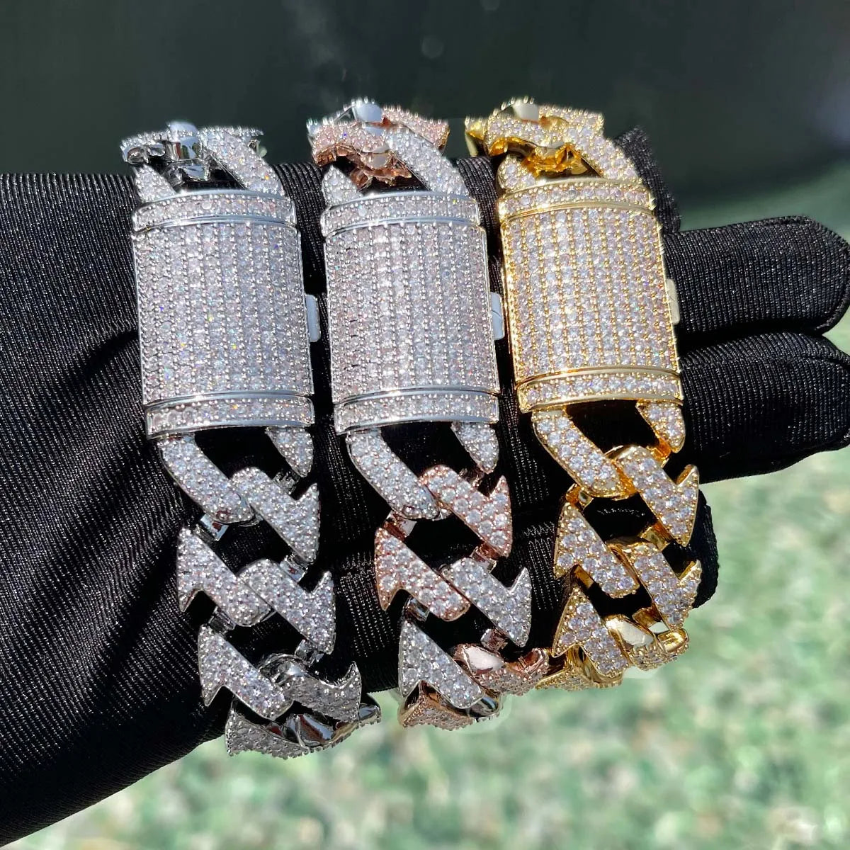 Bling "Lightning" Link Bracelet II