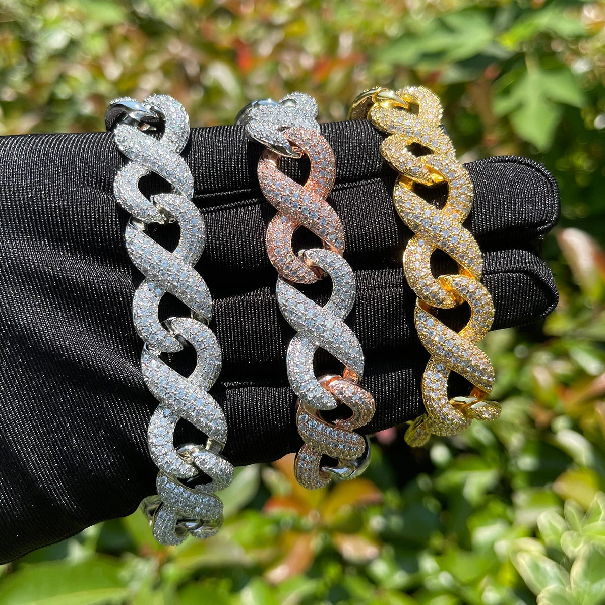 Bling Infinity Link Bracelet II