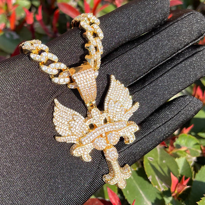 Bling "Cross" Pendant XVIII