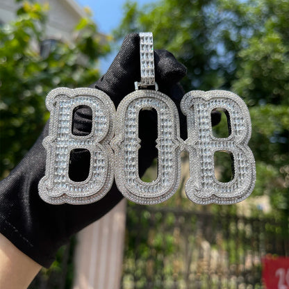Bling "Baguettes" Custom Pendant IV