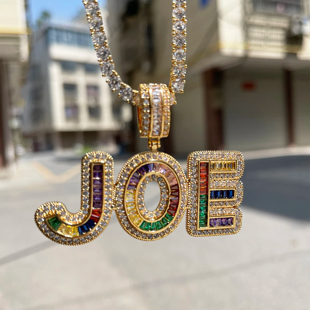 Bling "Gemstones" Custom Pendant
