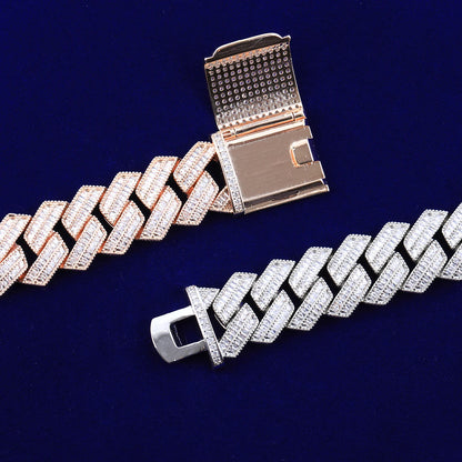 Bling "Prong Cuban" Bracelet 25mm