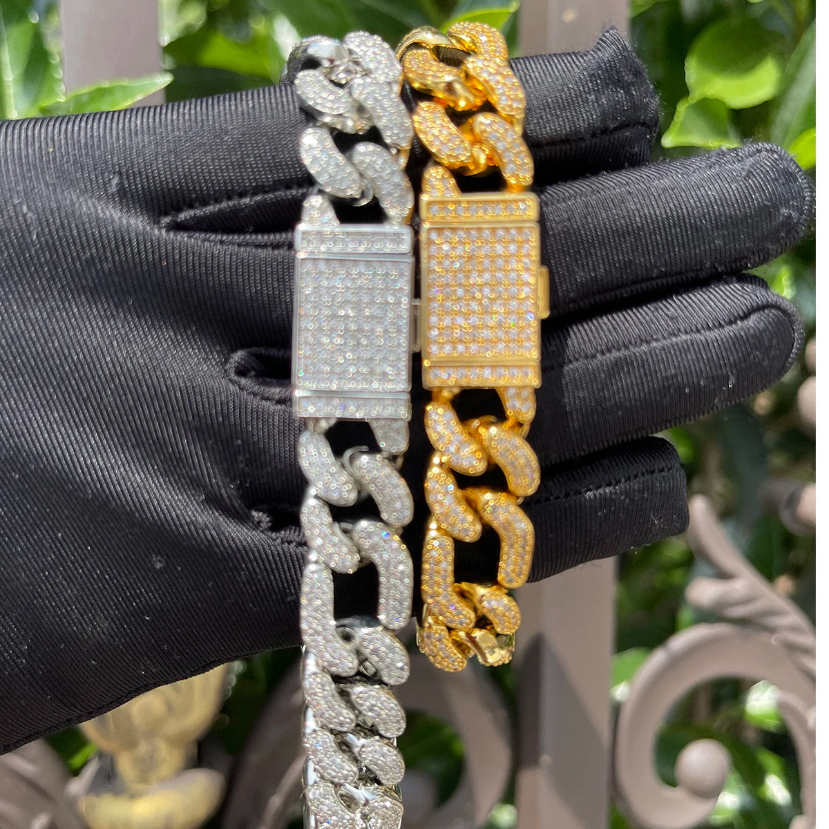 Bling "Figaro" Bracelet