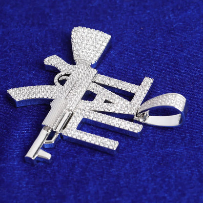 Bling "AK47" Custom Pendant