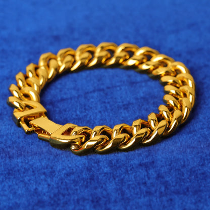 Bling "Smooth Cuban" Bracelet