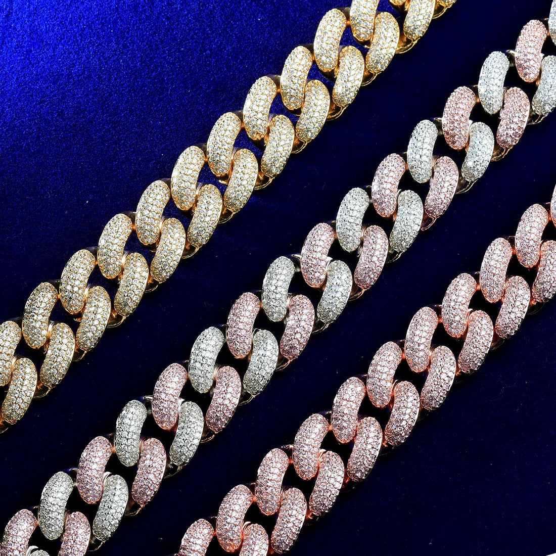 Bling Lobster Clasp Cuban Chain 20mm