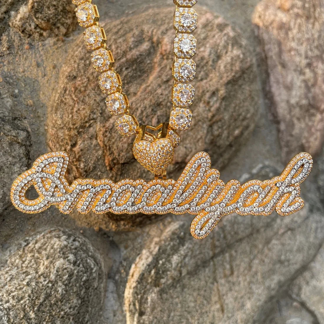 Bling "Love" Custom Pendant