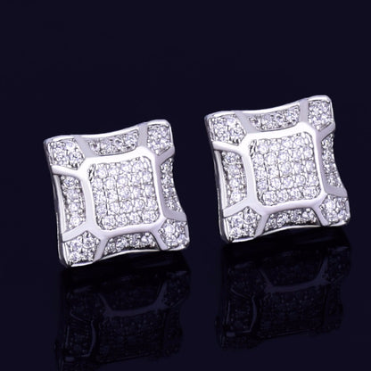 Bling "Turtle" Stud Earring 11mm