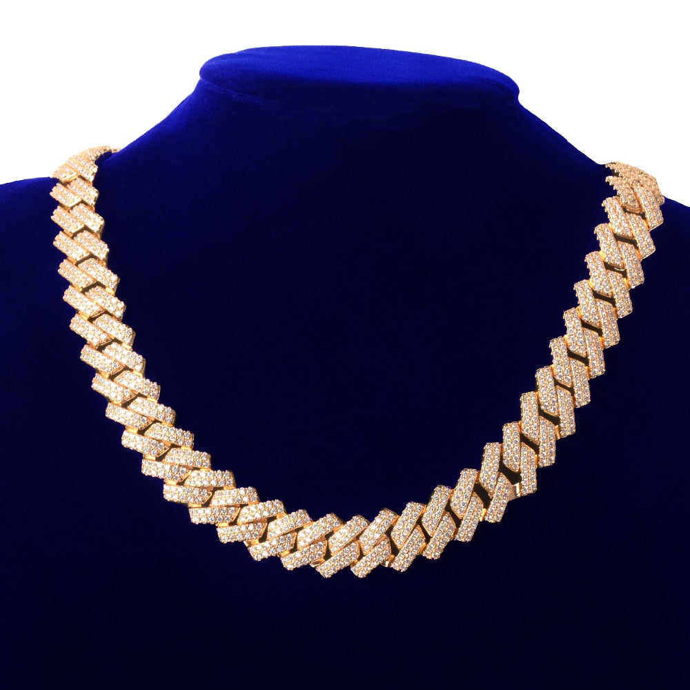 Bling "Straight Edge" Miami Cuban Chain