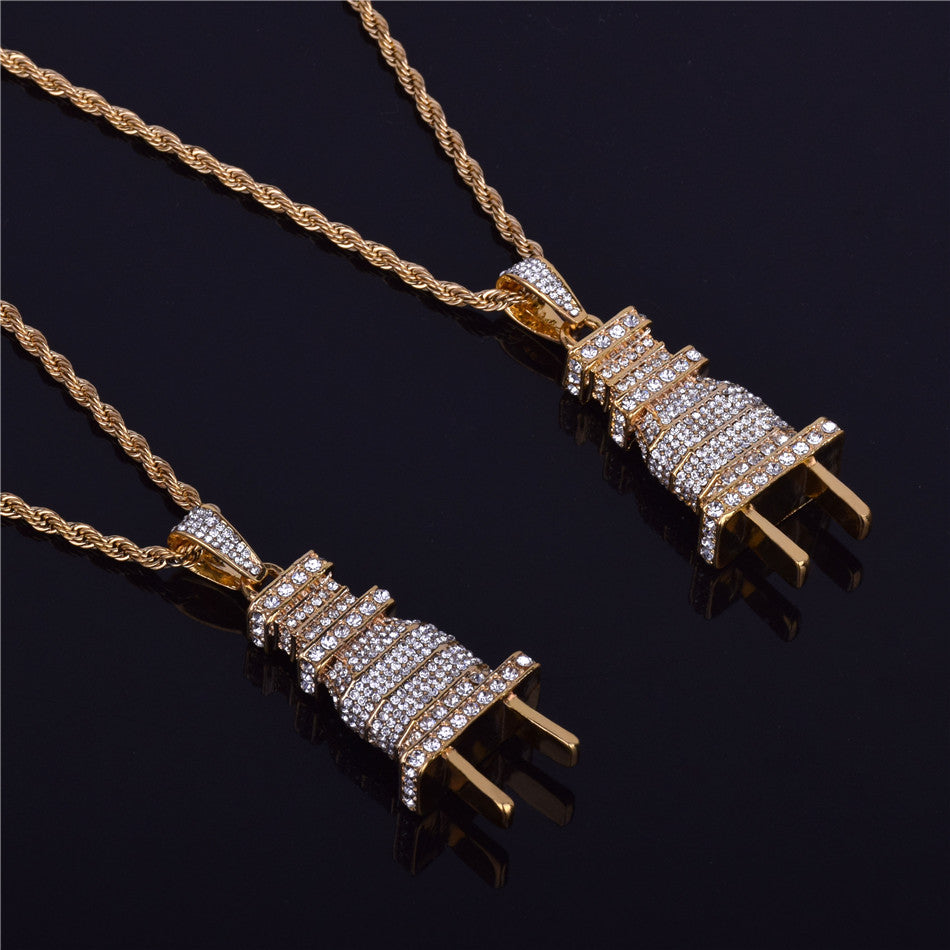 Bling "Plug" Pendant