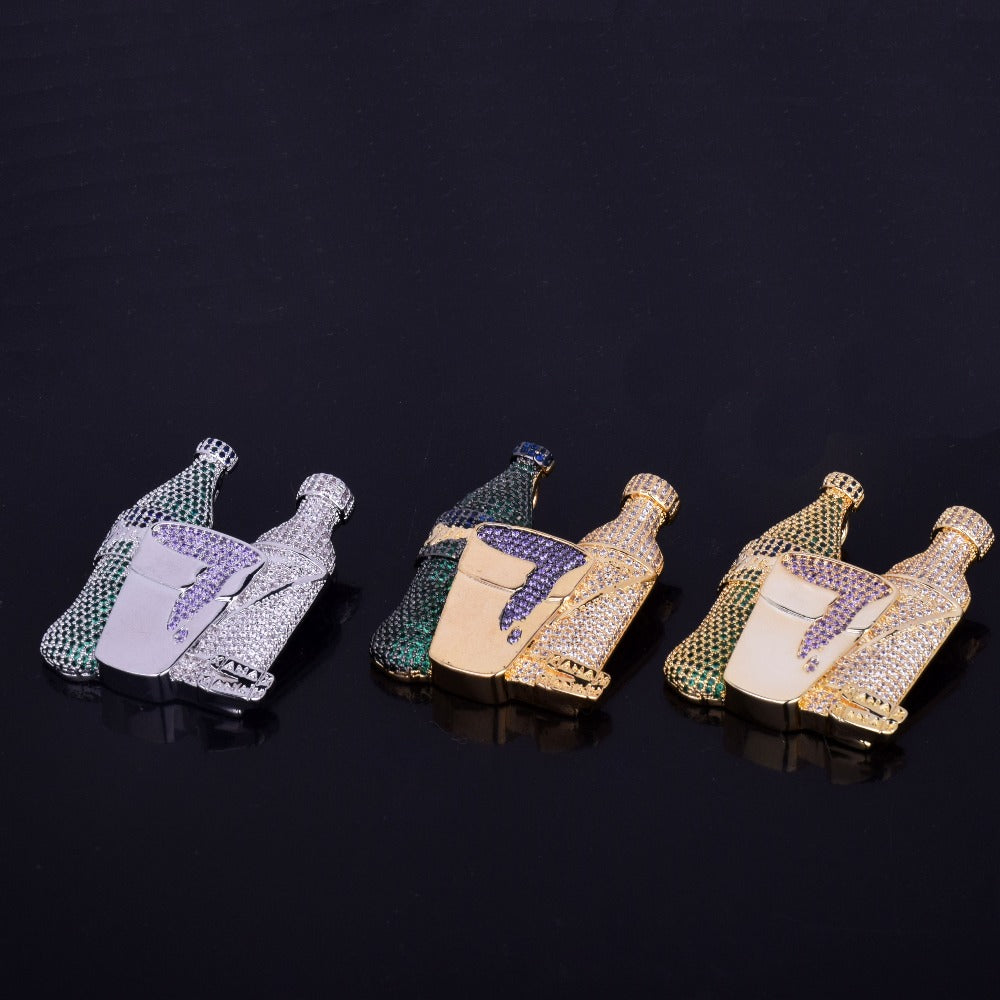 Bling "Drank n' Beans" Pendant