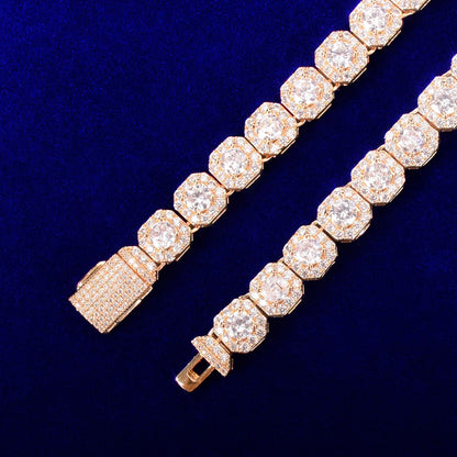 Clustered Tennis Chain