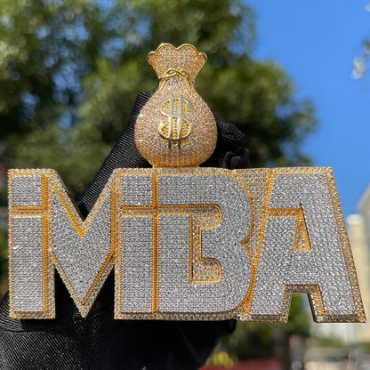 Bling "Money Bag" Custom Pendant