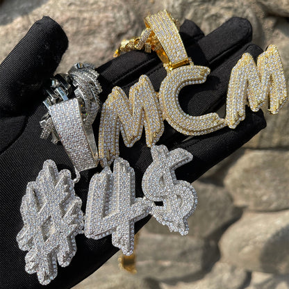 Bling "Savage" Custom Pendant