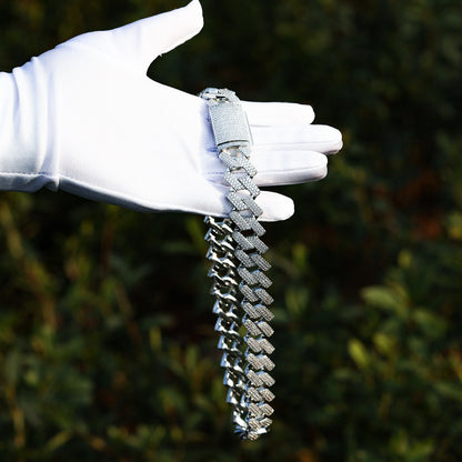 Bling "Straight Edge" Cuban Chain 20mm