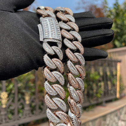 Bling "Royal Baguettes" Cuban Chain 20mm