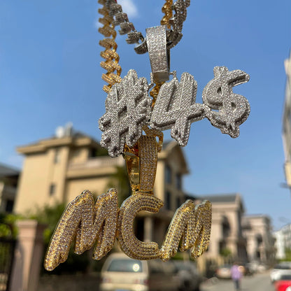Bling "Savage" Custom Pendant